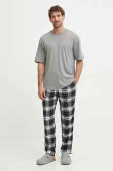 Hollister Co. pijama barbati, culoarea gri, modelator, KI313-4013 imagine