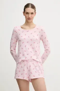 Hollister Co. pijama culoarea roz, KI346-5099-629 imagine
