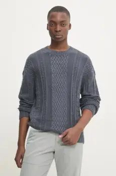 Hollister Co. pulover barbati, culoarea gri, KI320-4049 imagine