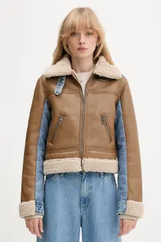 Hollister Co. pulover culoarea bej, light, KI350-5134 imagine