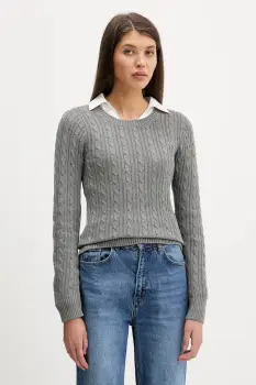 Hollister Co. pulover culoarea gri, KI350-5305-112 imagine