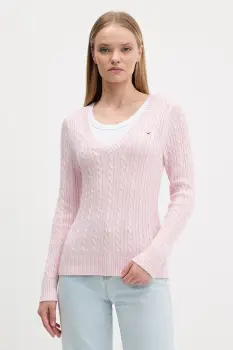 Hollister Co. pulover culoarea roz, KI350-5138 imagine