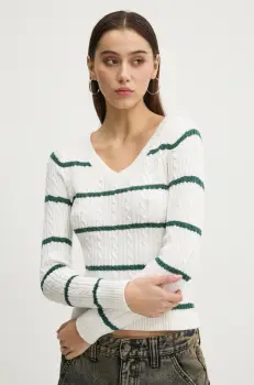 Hollister Co. pulover femei, culoarea bej, KI350-4261 imagine