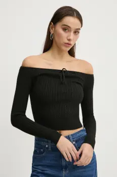 Hollister Co. pulover femei, culoarea negru, light, KI350-4258 imagine