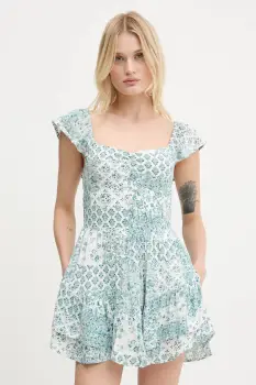 Hollister Co. rochie culoarea alb, mini, evazati, KI359-5163 imagine