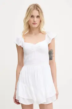 Hollister Co. rochie culoarea alb, mini, evazati, KI359-5241 imagine
