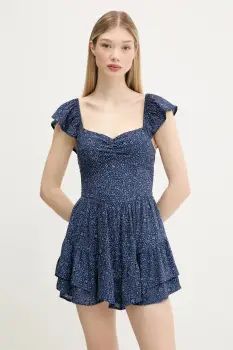 Hollister Co. rochie culoarea bleumarin, mini, evazati, KI359-5241 imagine