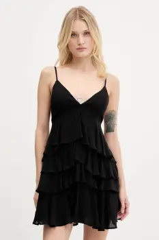 Hollister Co. rochie culoarea negru, mini, evazati, KI359-5152 imagine
