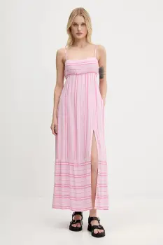 Hollister Co. rochie culoarea roz, maxi, evazati, KI359-5166 imagine
