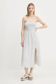 Hollister Co. rochie din in culoarea gri, mini, evazati, KI359-1209 imagine