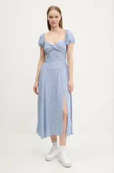 Hollister Co. rochie midi, evazati, KI359-5025 imagine