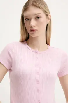 Hollister Co. tricou culoarea roz, KI339-5187 imagine