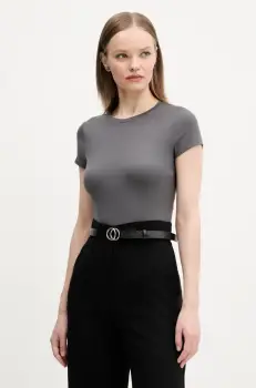 Hollister Co. tricou femei, culoarea gri, KI339-5043 imagine