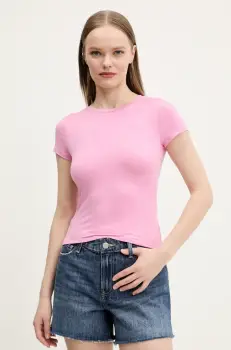 Hollister Co. tricou femei, culoarea roz, KI339-5043 imagine