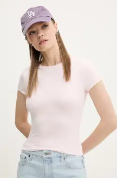 Hollister Co. tricou femei, culoarea roz, KI339-5044 imagine