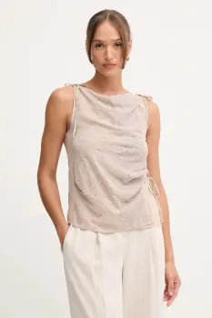 Hoss Intropia bluza culoarea maro, cu imprimeu, 5872100 imagine