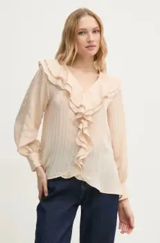 Hoss Intropia bluza femei, culoarea roz, modelator, 6288683 imagine