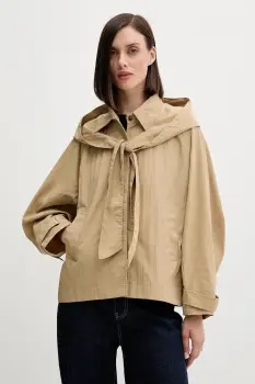 Hoss Intropia geaca culoarea verde, de tranzitie, oversize, 5452469 imagine