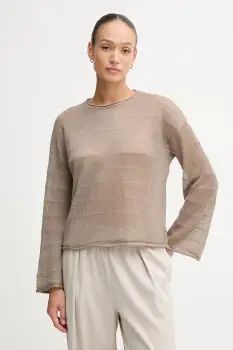 Hoss Intropia pulover culoarea verde, light, 6382013 imagine