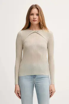 Hoss Intropia pulover de lana culoarea verde, light, 6382015 imagine