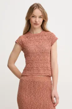 Hoss Intropia pulover femei, culoarea portocaliu, light, 6389958 imagine