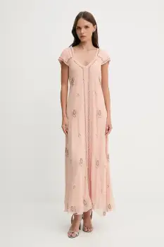 Hoss Intropia rochie culoarea portocaliu, maxi, drept, 8229124 imagine