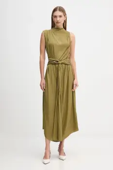 Hoss Intropia rochie culoarea verde, midi, drept, 8222115 imagine