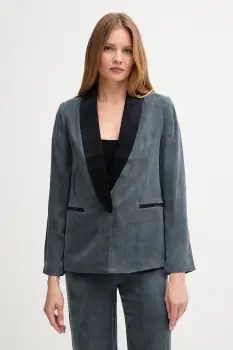 Hoss Intropia sacou culoarea bleumarin, un singur rand de nasturi, uni, 5472061 imagine