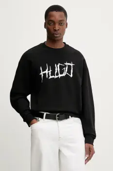 HUGO Blue hanorac de bumbac Namenex imagine