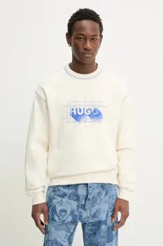 HUGO Blue hanorac de bumbac Nothalic imagine