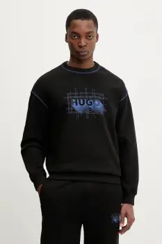 HUGO Blue hanorac de bumbac Nothalic imagine