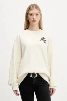 HUGO Blue hanorac de bumbac Oversized Crew_B_4 imagine