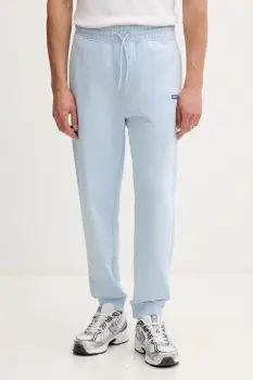 HUGO Blue pantaloni de trening barbatesti din bumbac Napin imagine