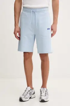 HUGO Blue pantaloni scurti de trening barbati de bumbac Nasensio imagine