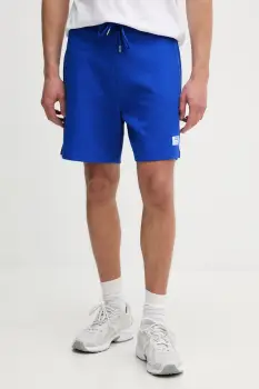 HUGO Blue pantaloni scurti de trening barbati din bumbac imagine