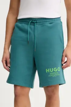 HUGO Blue pantaloni scurti de trening barbati din bumbac Nomario imagine