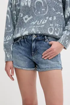 HUGO Blue pantaloni scurti pentru femei, din denim Galimon_1_B imagine