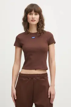 HUGO Blue tricou Baby Tee_B imagine