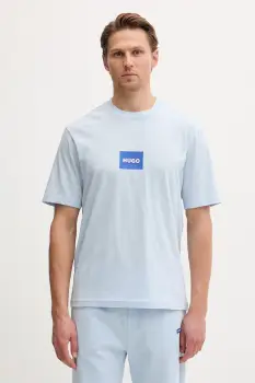 HUGO Blue tricou barbatesc de bumbac Nayonix imagine