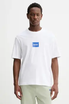 HUGO Blue tricou barbatesc din bumbac Nayonix imagine