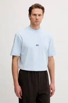 HUGO Blue tricou barbatesc din bumbac Nieros imagine