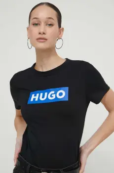 HUGO Blue tricou din bumbac Classic Tee_B imagine