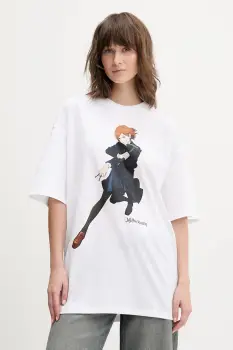 Hugo Blue tricou din bumbac HUGO x Jujutsu Kaisen imagine