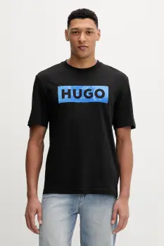 Hugo Blue tricou din bumbac Nalien imagine