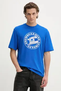 HUGO Blue tricou din bumbac Napolux imagine