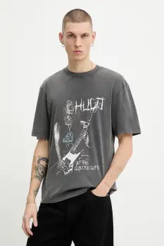 HUGO Blue tricou din bumbac Noctornix imagine