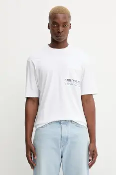 HUGO Blue tricou din bumbac Nogoste imagine