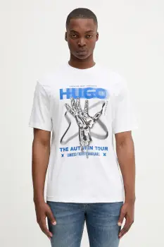 HUGO Blue tricou din bumbac Nopix imagine