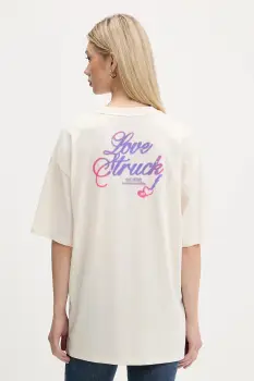 HUGO Blue tricou din bumbac Oversize_tee_B_5 imagine