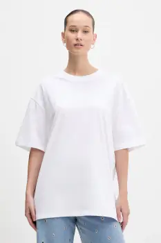 Hugo Blue tricou din bumbac Oversized _Tee_B_9 imagine